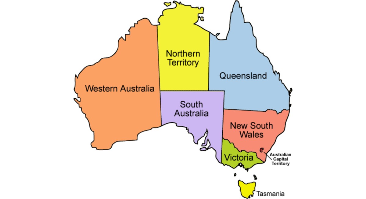 Австралия южный уэльс национальная премьер лига. South Australia Map. Административное деление Австралии. Northern Territory Australia. Австралия новый Южный Уэльс таблица.