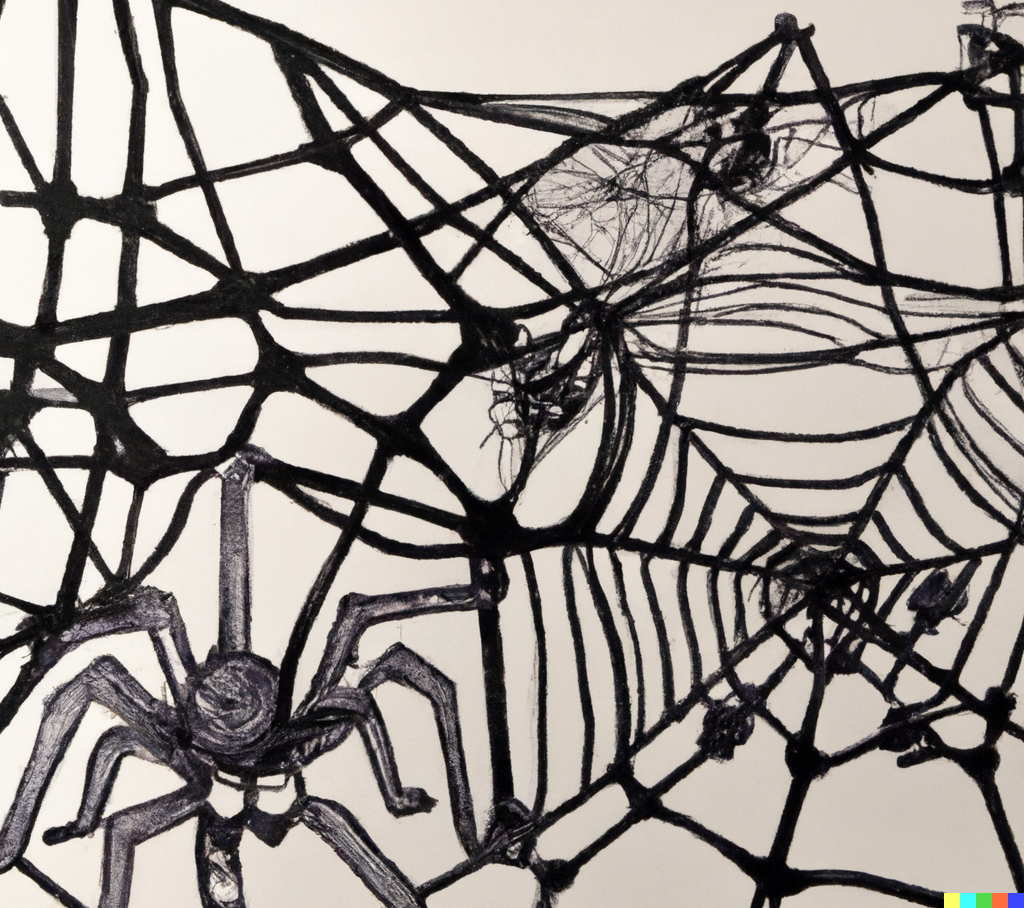 The Webs We Weave, spider web 